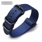 5 Ring Ballistic Army Military Navy Nylon Fabric 22mm Replacement Watch Band #3024