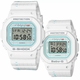 Casio G-SHOCK & BABY-G Lover's Collection Digital White Watch LOV21B-7