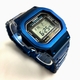 Casio G-Shock DW5600 Mod Blue PVD Steel Bezel Bracelet 5600 Full Custom Metal