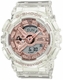 Casio G-Shock GMA-S110SR-7A Clear Pink-Gold Mid-Size Women's Watch GMAS110SR