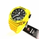 Casio G-Shock Yellow Ana-Digi Mobile Link Bluetooth Watch GA-B2100 GAB2100C-9A