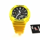 Casio G-Shock Yellow Ana-Digi Mobile Link Bluetooth Watch GA-B2100 GAB2100C-9A
