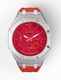 Casioak Mod Custom Metal Watch Casio G-Shock GA-2100-4A Red Dial Red Strap