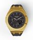 Casioak Mod Custom Watch Casio G-Shock GA-2100 Gold Tone Case Black Strap GA2100