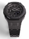 Casioak Mod Royal Oak Casio G-Shock GA-2100 Black All Metal Steel Watch GA2100