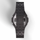 Casioak Mod Watch Casio G-Shock GA-2100 Black All Metal Steel Modded GA2100-1A2