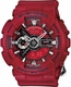 Women's Red Casio G-Shock Analog Digital S Series Watch GMAS110F-4A