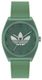 Men's Adidas Street Project Two Green Plastic Strap 38mm Watch AOST23050