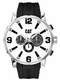 Men's Black Caterpillar Bold Silicone Strap Watch NJ14921231