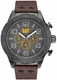 Men's Brown Caterpillar Camden XL Leather Strap Watch NH15935535