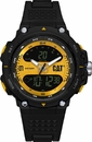 Men's CAT Black Caterpillar Analog Digital Watch MX16521731