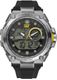 Men's CAT Caterpillar Anadigi II Black Rubber Strap 45mm Watch MB14521131