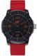 Men's CAT Caterpillar Analog Red Rubber Strap 45mm Watch LG14028128