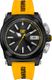Men's CAT Caterpillar DX Adventurer Black & Yellow Watch DX16127121