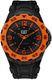 Men's CAT Caterpillar Motion Black And Orange Rubber Strap Watch LB14121134