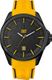 Men's CAT Caterpillar Slate Yellow Rubber Strap Watch NO16127127