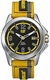 Men's CAT Caterpillar Stainless Steel Yellow Strap Watch YU14162137