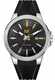Men's CAT Caterpillar Stealth Black Rubber Analog Watch CC14121117