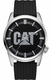 Men's CAT Icon Caterpillar Black Silicone Strap Watch YV14021122
