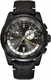 Men's CAT Worldtimer Black Leather Watch WT16534522