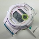 White Casio Baby-G G Glide World Time Tide Graph Watch BGD180FB-7