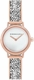 Women's BCBGMAXAZRIA Rose Gold Crystallized White Dial BCBG Watch BG51000005
