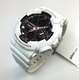 Women's Casio G-Shock S Series Digital Analog White Watch GMA-S140 GMAS140M-7A