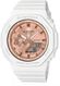 Women's Casio G-Shock Shock Resistant White Pearl Dial Watch GMAS2100MD-7A