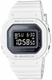 Women's Casio G-Shock Shock Resistant White Strap Digital Watch GMDS5600-7E