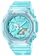 Women's Casio G-SHOCK Transparent Blue Watch GMAS2100SK-2A