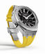 Casioak Mod Watch Casio G-Shock GA-2100 Metal Case Yellow Strap Modded GA2100-1A
